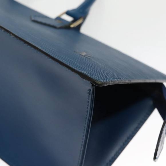 LOUIS VUITTON Epi Sac Triangle Hand Bag Blue M52095 LV Auth 96139 - Picture 16 of 16